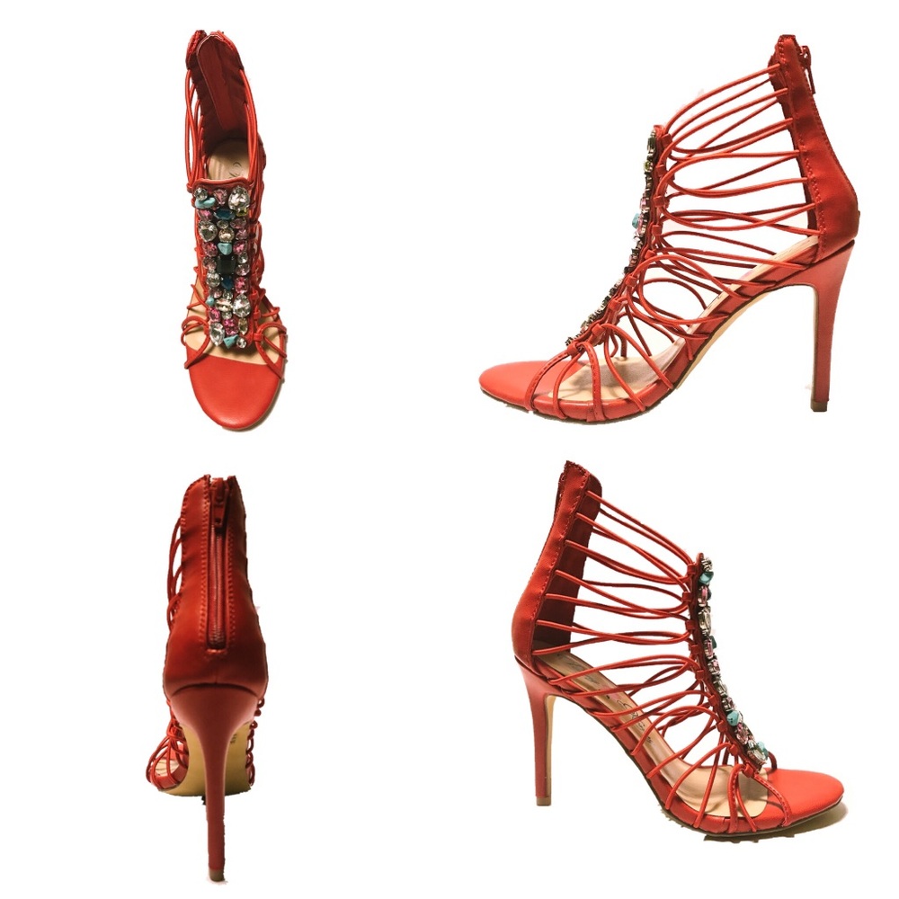 Penny Loves Kenny Dare Red Sandal - Picture 5 of 6